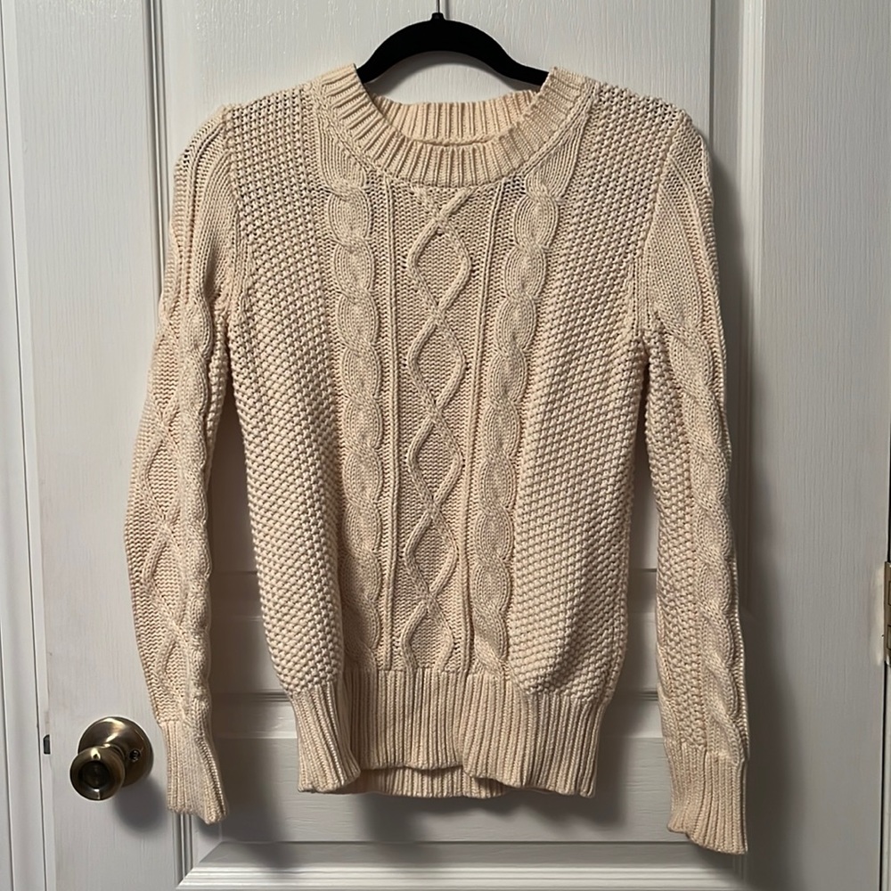 J. Crew Cable Knit Sweater